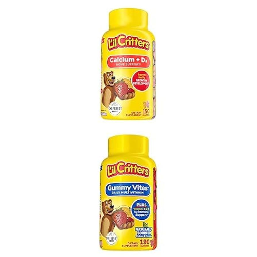 Amazon.com: Bundle of L'il Critters Kids Calcium Gummy Bears